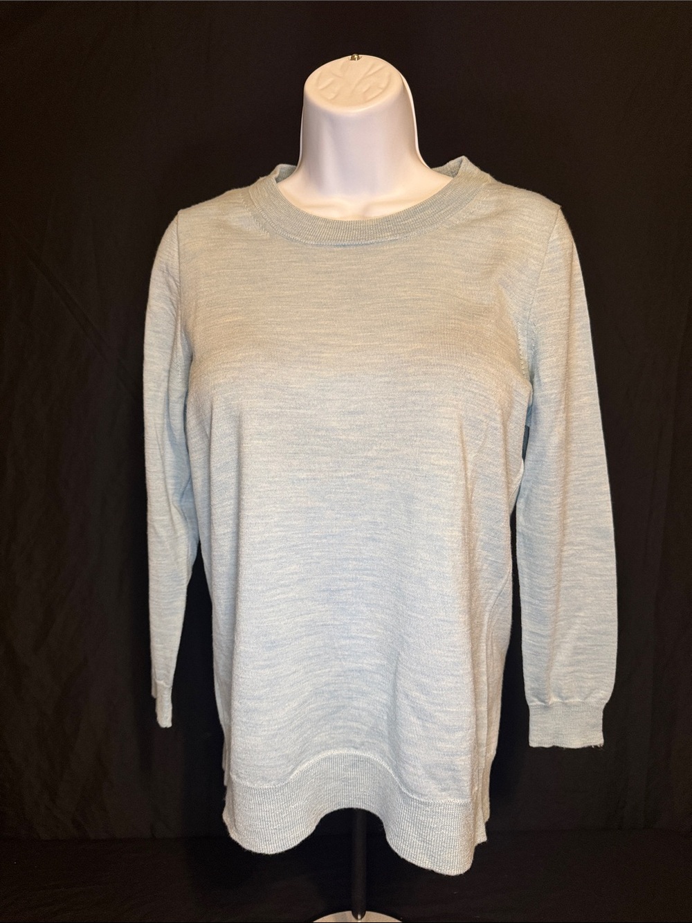 J. Crew Light Blue Crewneck Sweater